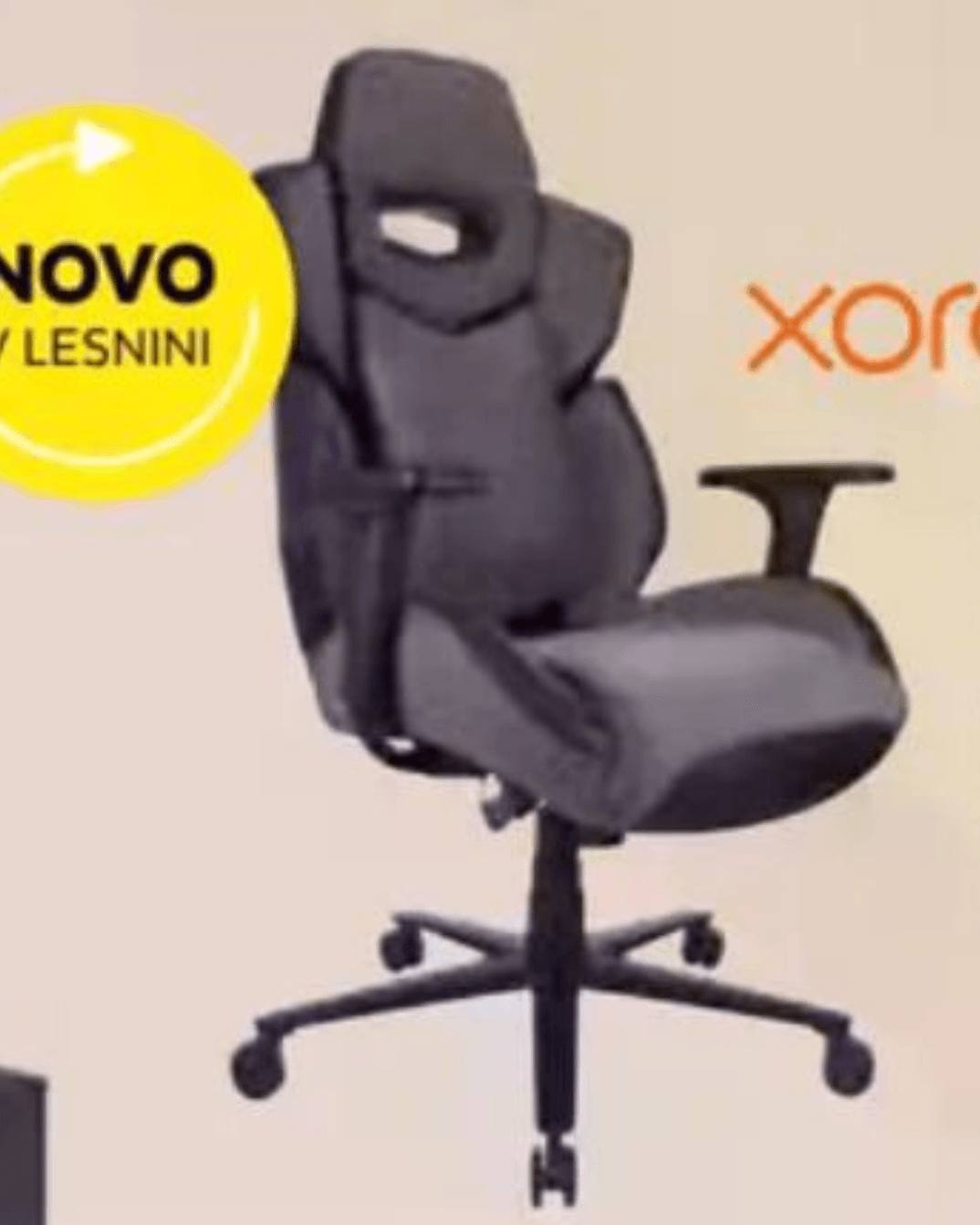 Gaming stol xora - Akcija v trgovini Lesnina