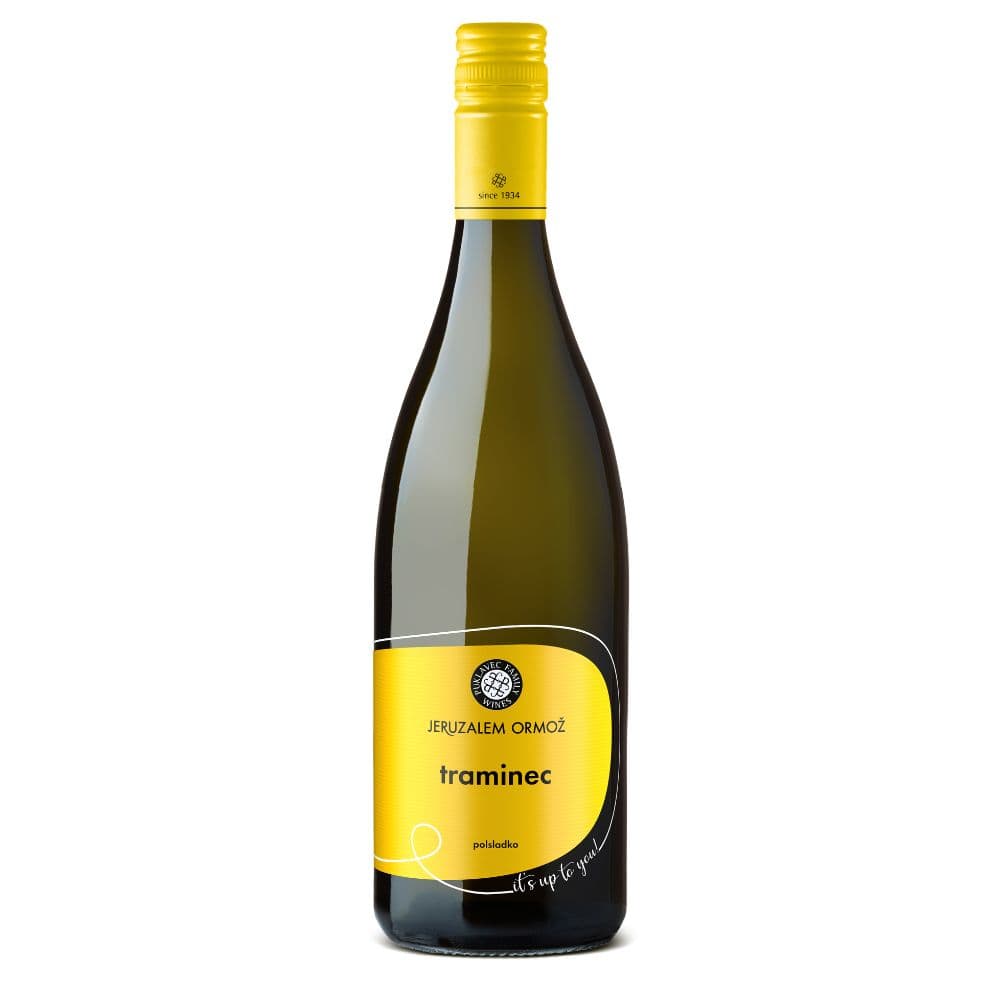 Rumeni muškat Jeruzalem Ormož ali Traminec 0,75 l Puklavec Family Wines Akcija v trgovini Mercator
