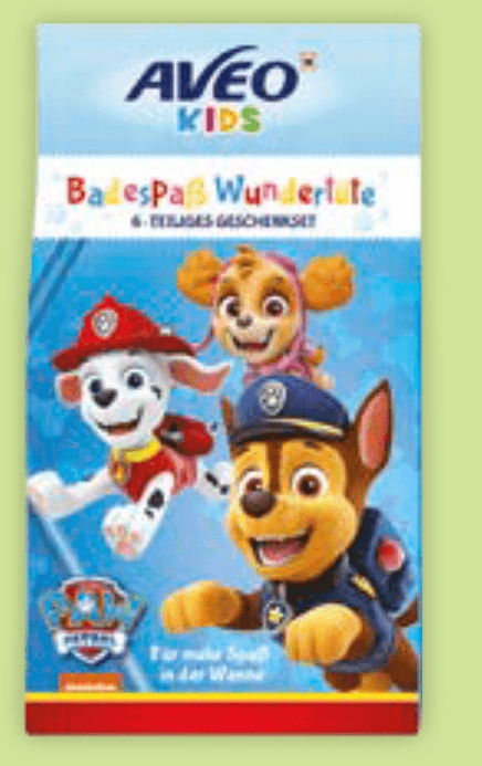 AVEO KIDS darilna vrečka s kopalnimi izdelki Paw Patrol 6 kosov - Akcija v trgovini Mueller