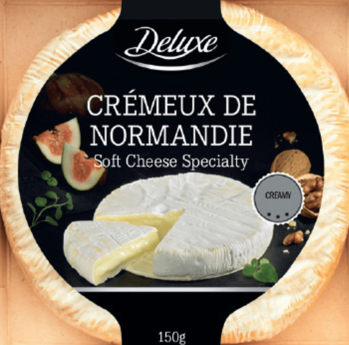 Deluxe Mehki sir „Crémeux de Normandie“ 150 g - Akcija v trgovini Lidl