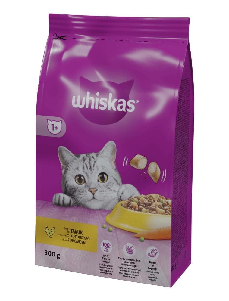 Whiskas suha hrana za mačke 300 g Akcija v trgovini Mercator