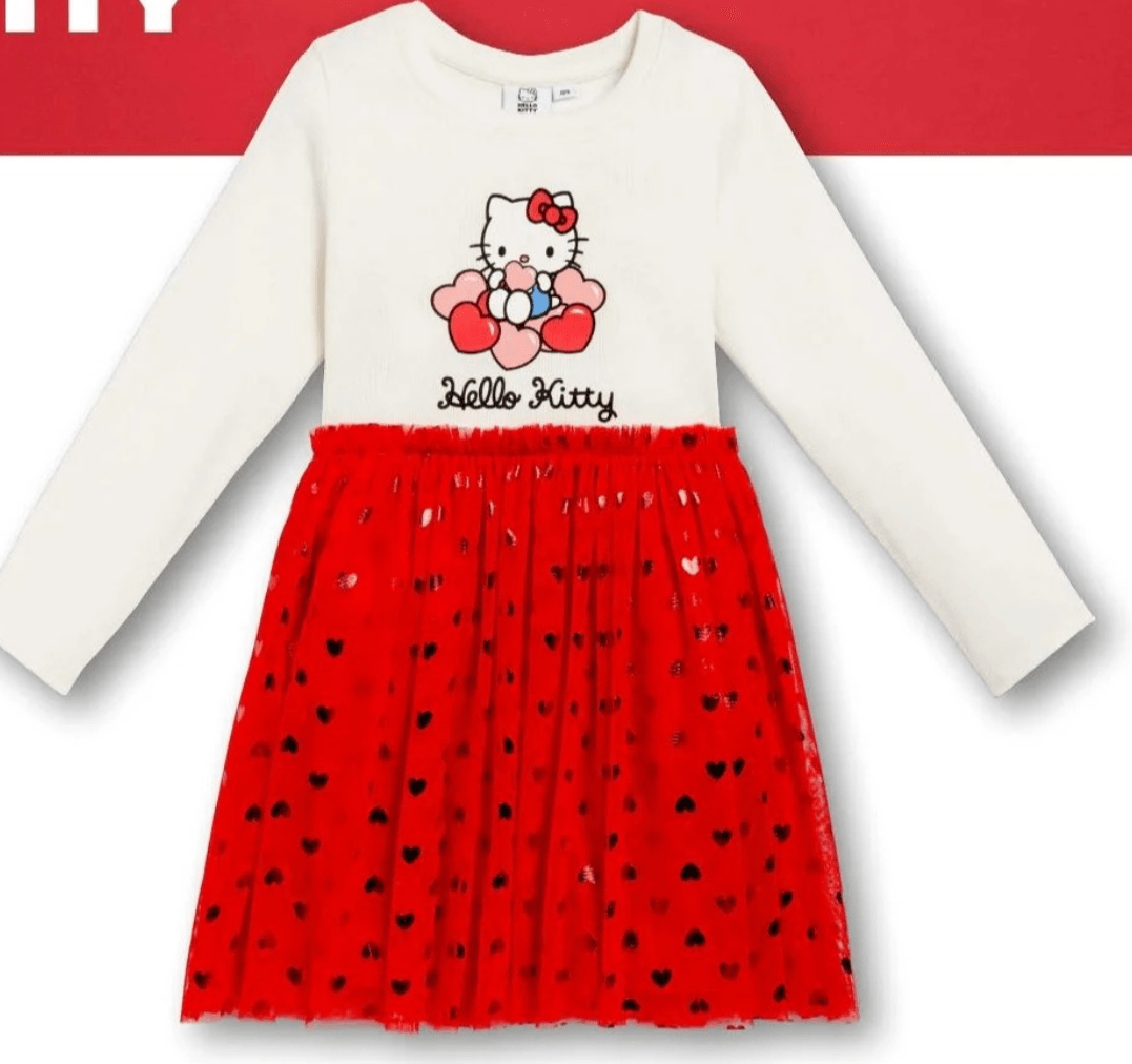Otroška obleka Hello Kitty - Akcija v trgovini Kik