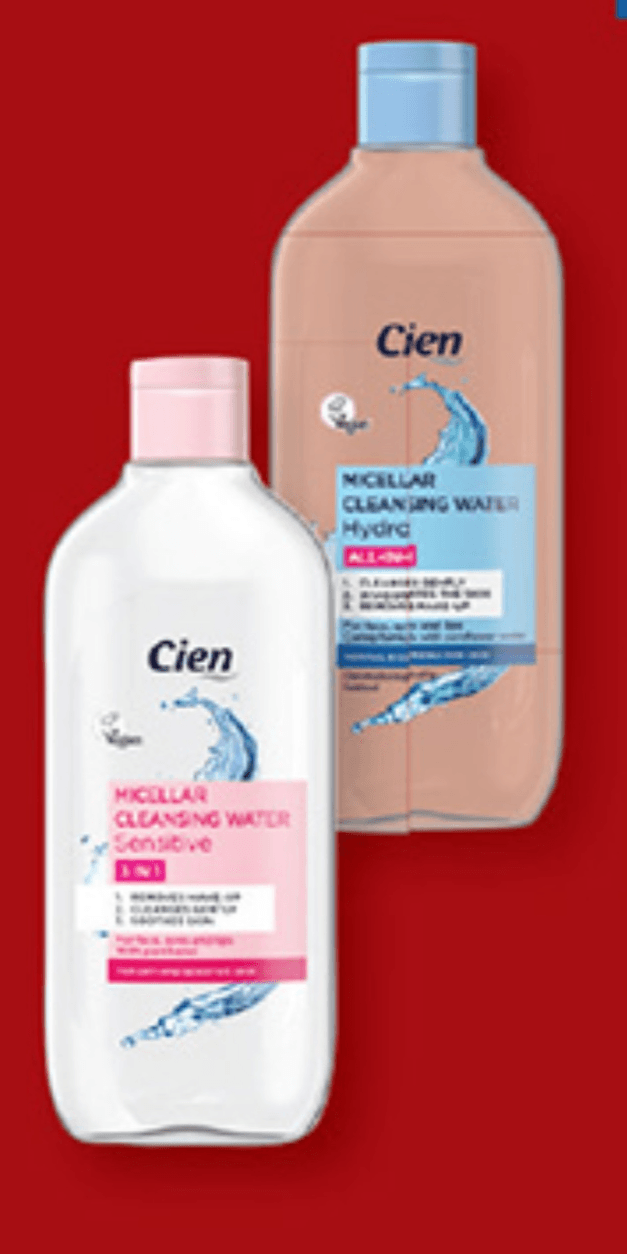 Cien Micelarna voda 400 ml Akcija v trgovini Lidl