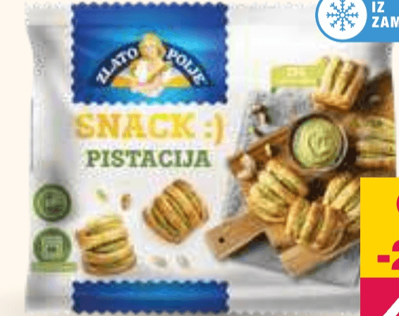 Snack blazina Zlato polje 500 g - Akcija v trgovini Mercator