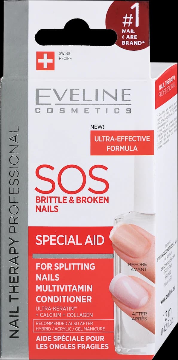 Eveline Cosmetics SOS lak za nohte Akcija v trgovini Dm