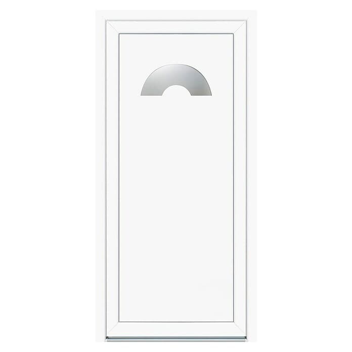 PVC stranska vhodna vrata 'Kolpa KF02' bela š 88/98 x v 198 cm Akcija v trgovini Bauhaus