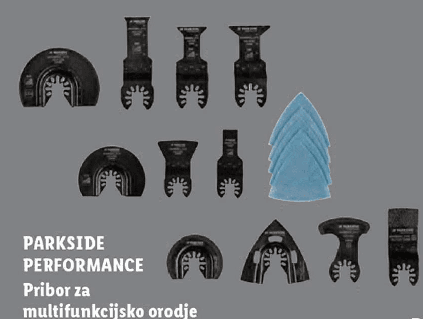 Parkside Performance pribor za multifunkcijsko orodje Akcija v trgovini Lidl