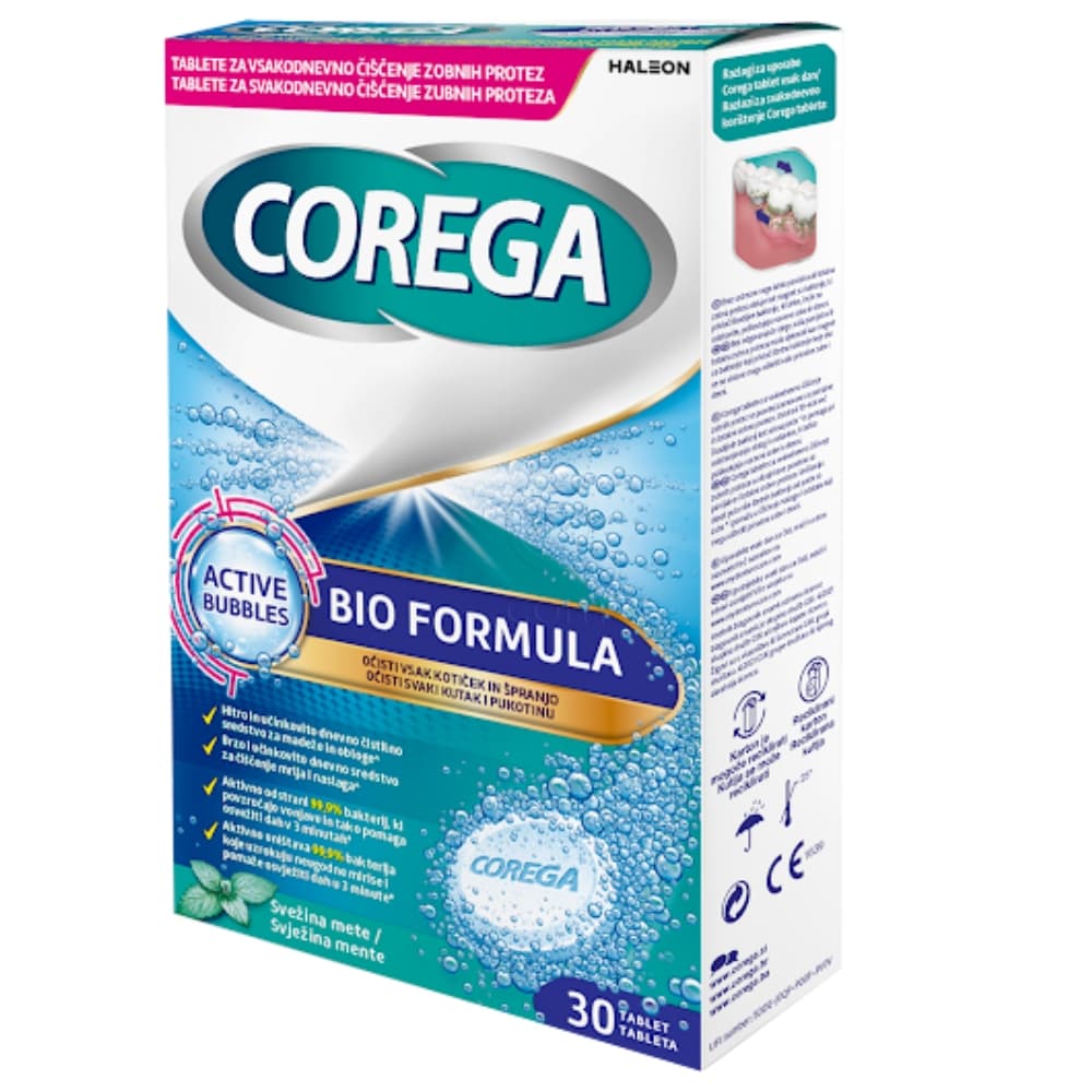 Krema Corega 40 g ali Tablete za čiščenje protez, 30/1 Akcija v trgovini Mercator
