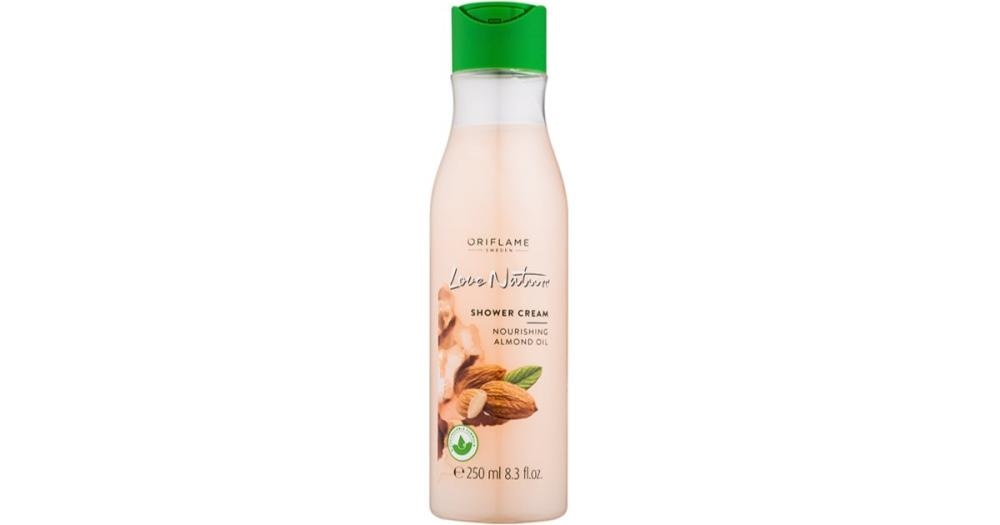 Love Nature negovalna krema za prhanje z ovsom in marelico 250 ml - Akcija v trgovini Oriflame