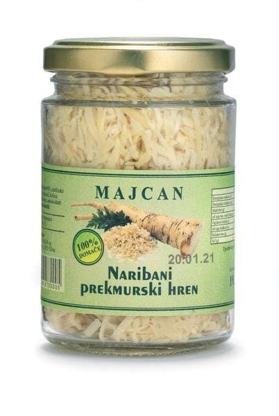 Naribani hren 100 g Kmetija Majcan Akcija v trgovini Jager