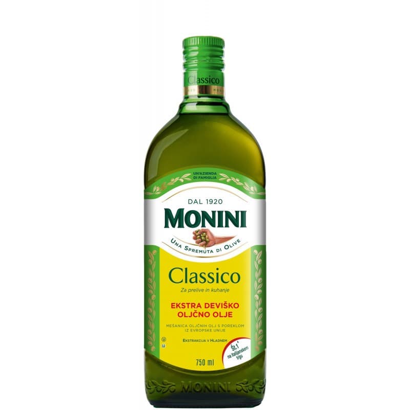 Ekstra deviško oljčno olje Monini 0.75 L Akcija v trgovini Mercator