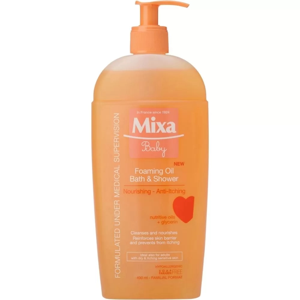 Mixa Baby otroško olje za prhanje 400 ml - Akcija v trgovini Dm