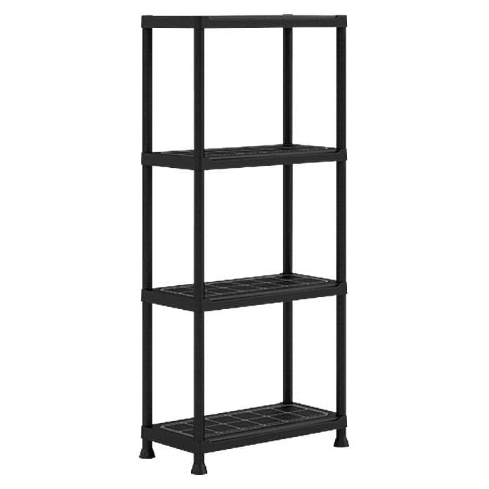 PVC regal v 188 x š 90 x g 40 cm, nosilnost na polico 55 kg Akcija v trgovini Bauhaus