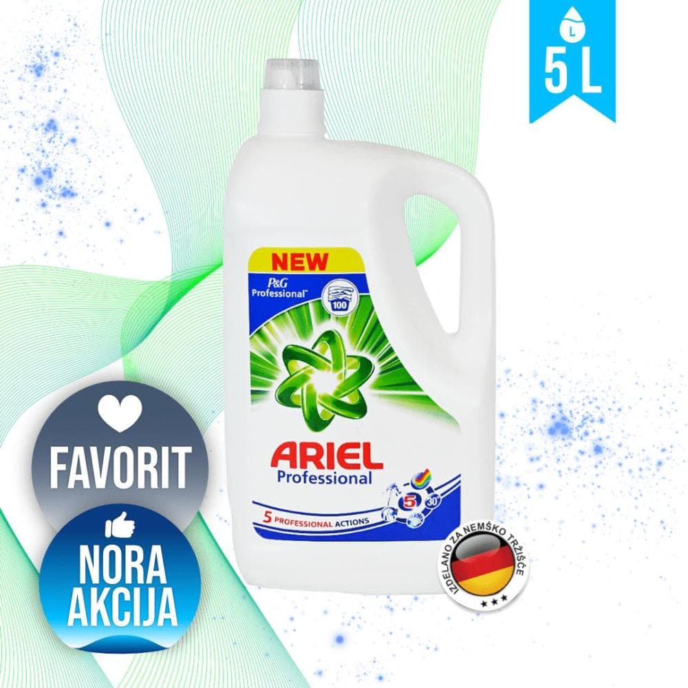 Detergent za pranje perila Ariel 4,4 kg ali 3,87 l Akcija v trgovini E.Leclerc