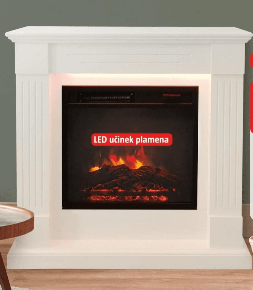 Električni kamin Akcija v trgovini Bauhaus
