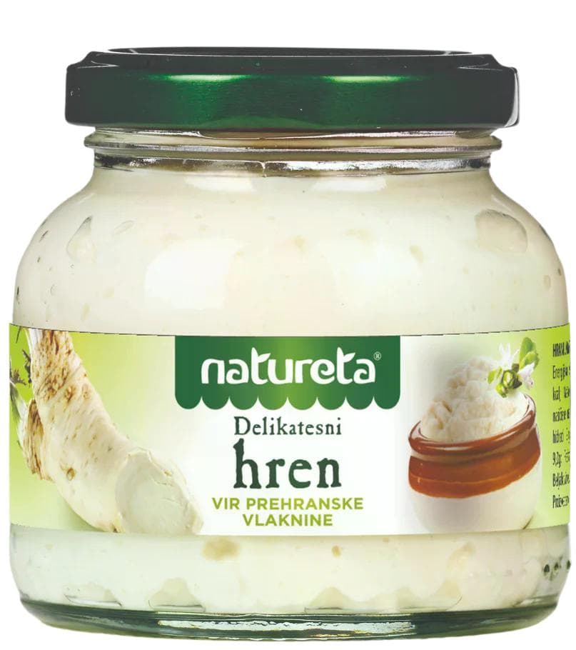 Natureta hren s smetano 180 g Akcija v trgovini Tuš