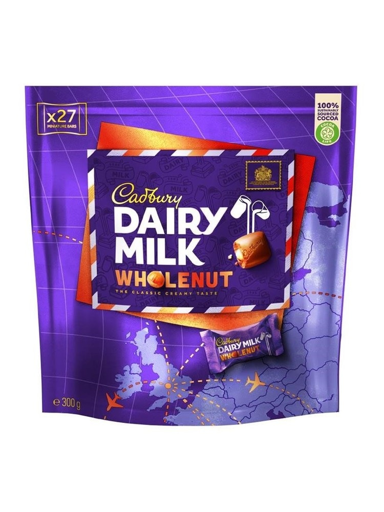 Cadbury Dairy Milk čokoladice s celimi lešniki 300 g - Akcija v trgovini Kompas Shop