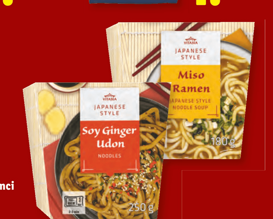 Vitasia Instant rezanci 180/250 g Akcija v trgovini Lidl