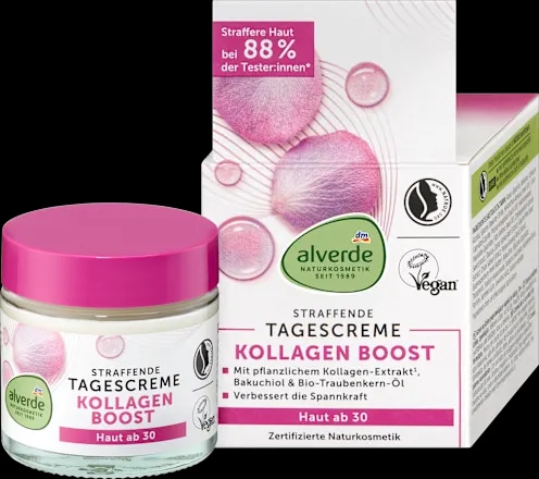 Alverde Kollagen Boost učvrstitvena dnevna krema za obraz 100 ml Akcija v trgovini Dm