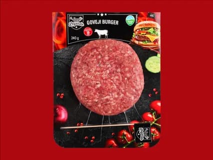 Žar legende svež goveji burger 240 g Akcija v trgovini Lidl