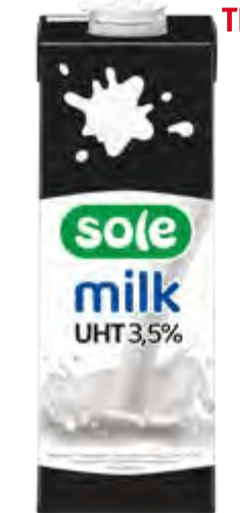 Trajno mleko Sole 1 L Akcija v trgovini Jager