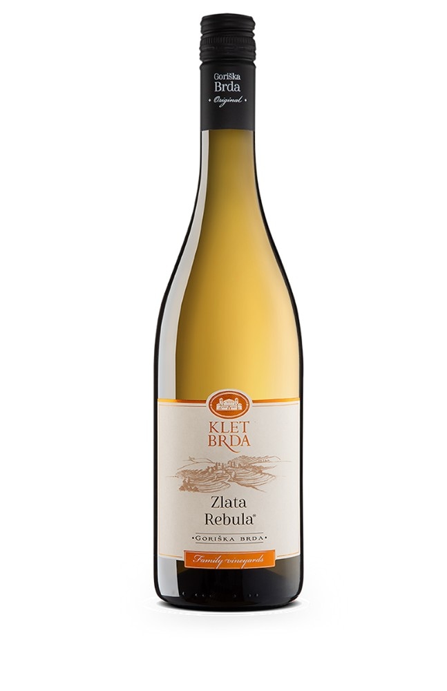 Kakvoostno vino ZGP Zlata Rebula, Sivi Pinot, Chardonnay-Malvazija ali Merlot-Cabernet Sauvignon "Klet Brda" 0,75 l Akcija v trgovini E.Leclerc