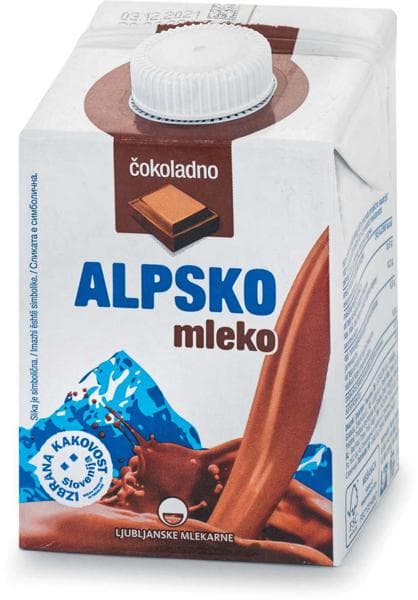 Čokoladno alpsko mleko 500 ml Akcija v trgovini Jager
