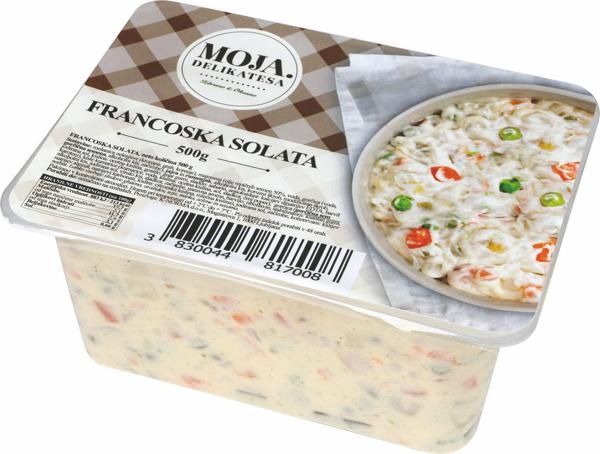 Francoska solata Moja Delikatesa 500 g - Akcija v trgovini Tuš