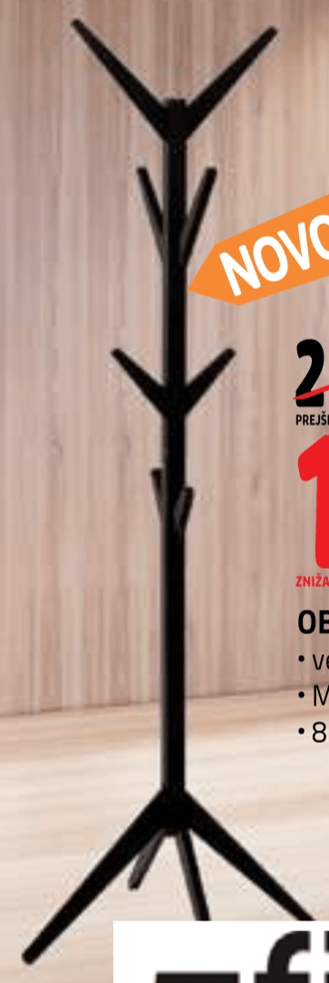 Obešalnik za plašče - Akcija v trgovini E.Leclerc