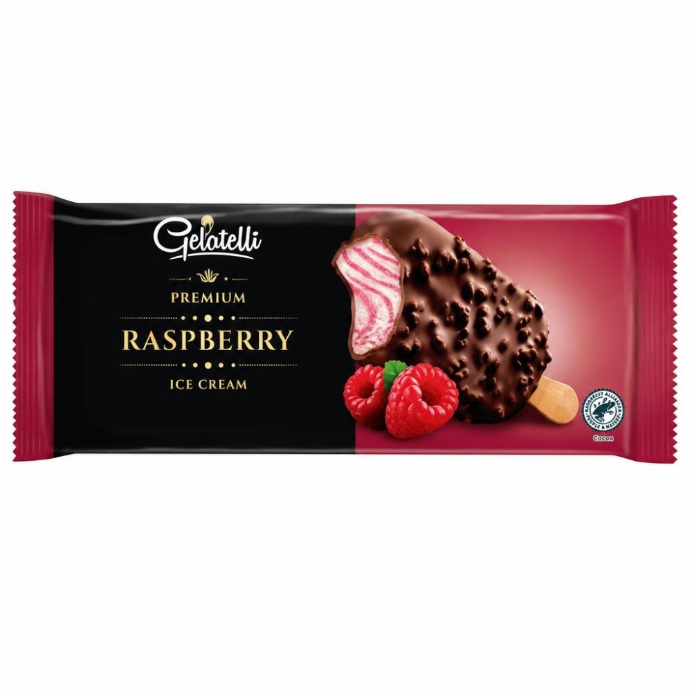Gelatelli Sladoled malina 3 x 110 ml Akcija v trgovini Lidl