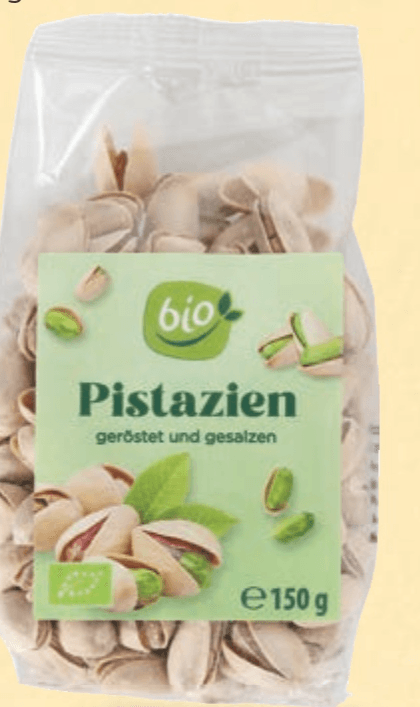 Bio pistacije 150 g Akcija v trgovini Hofer