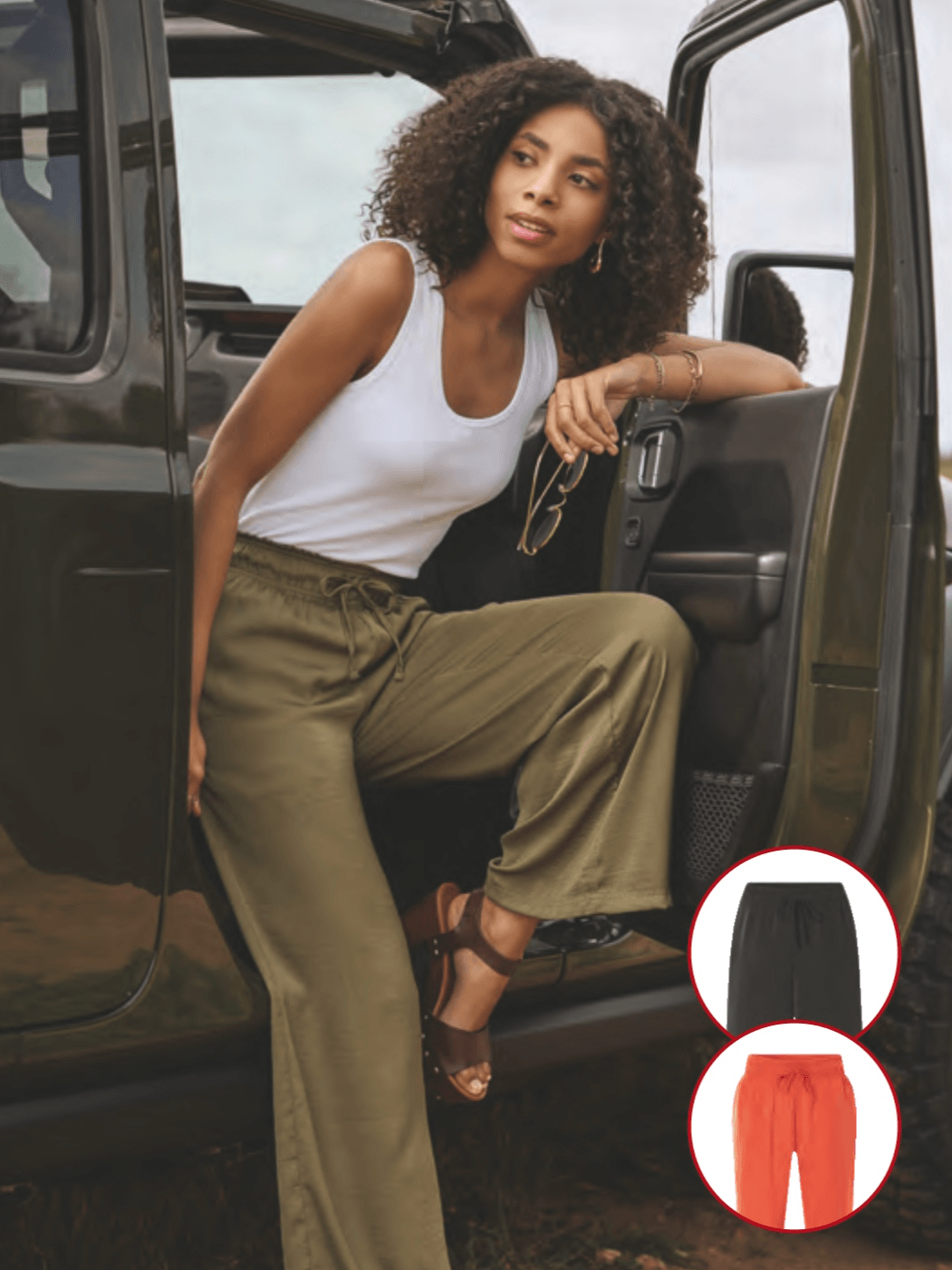 Ženske satenaste hlače esmara - Akcija v trgovini Lidl