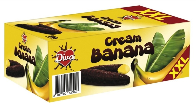 Čokoladne banane Diva XXL 510 g - Akcija v trgovini Mercator