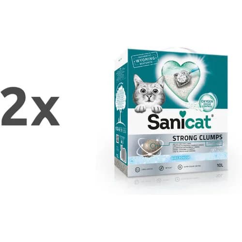 Sanicat Clumping posip za mačje stranišče 10 L Akcija v trgovini Mr. Pet