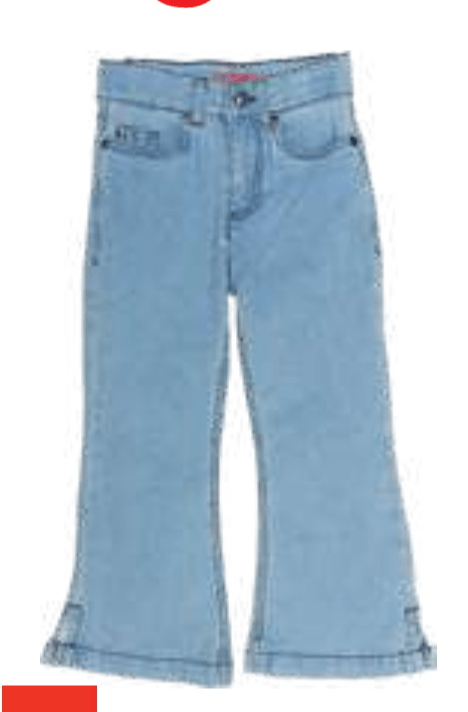 Dekliške jeans hlače TISSAIA - Akcija v trgovini E.Leclerc