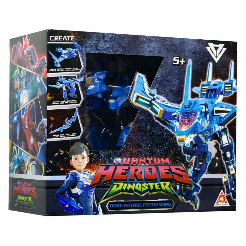 Dinoster Transformable Mega Dino - Patrol Ptera Wing Akcija v trgovini Mueller