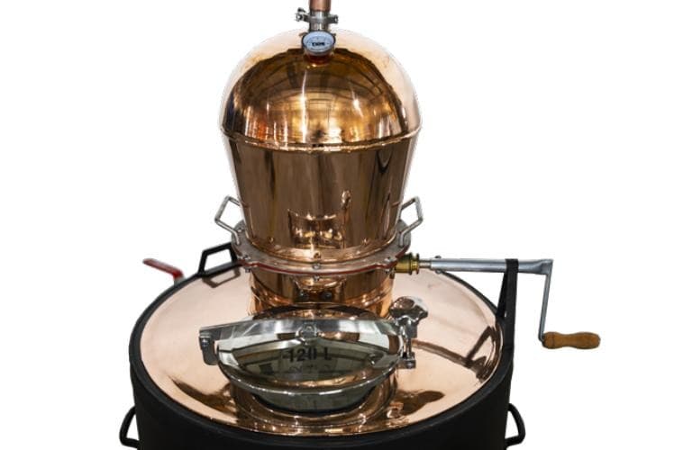 Kotel za žganjekuho z inox hladilno posodo 200 L DES Akcija v trgovini Jager
