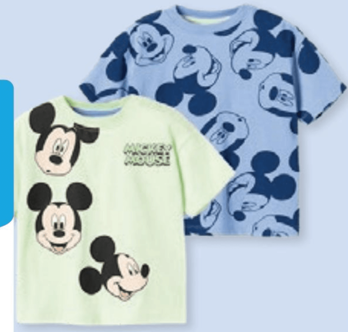 Mickey Mouse majice 2 majici Disney Akcija v trgovini Pepco