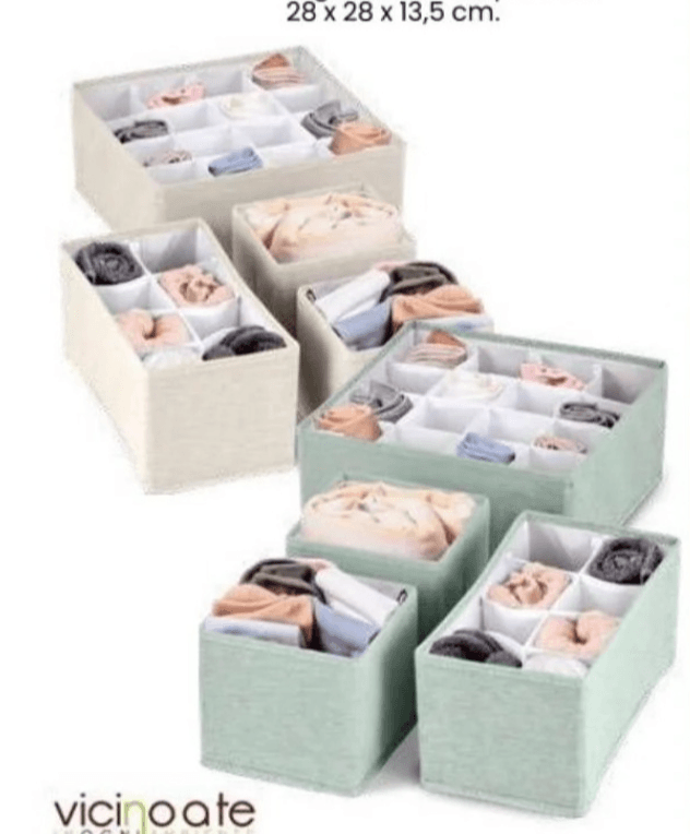 Komplet 4 organizatorjev za predale 4 kom - Akcija v trgovini Eurospin