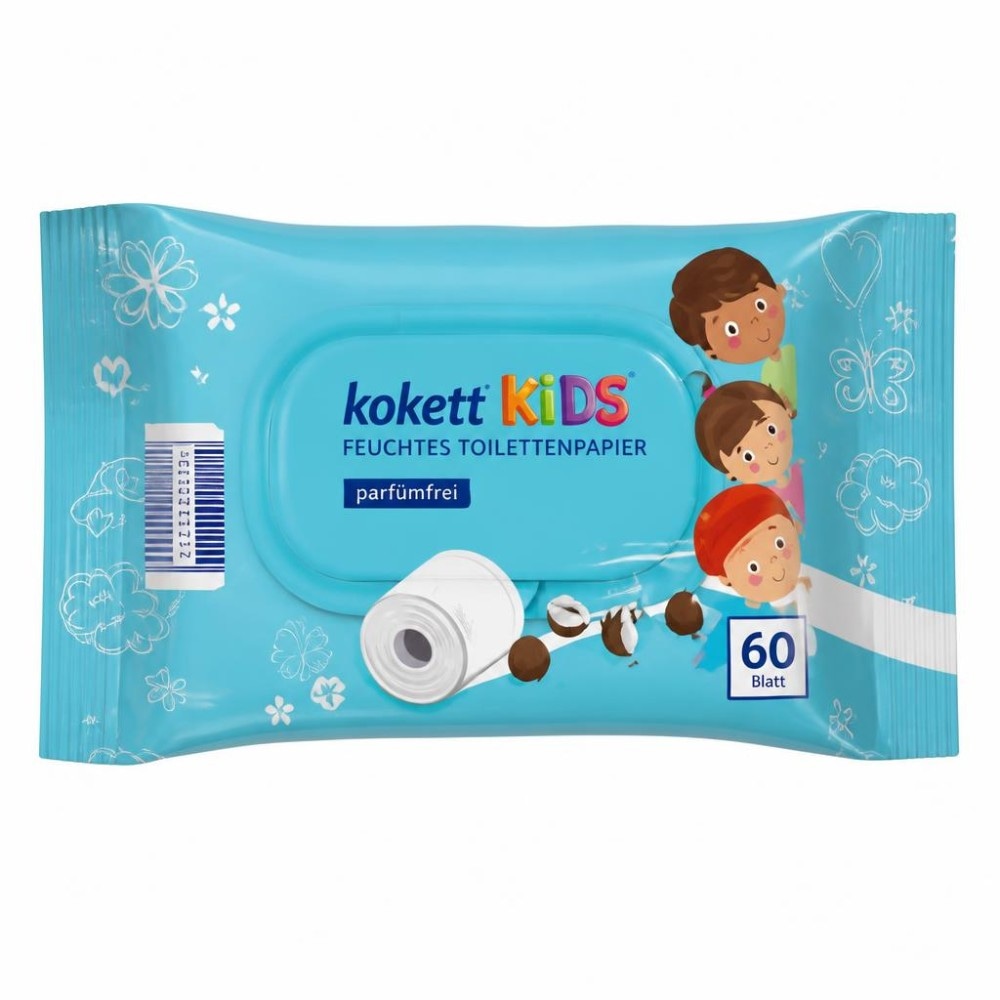 Kokett Deluxe vlažni papir 2 x 50 lističev Akcija v trgovini Hofer