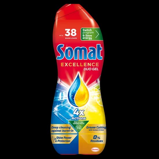 Detergent za strojno pomivanje posode Somat Gel Lemon 810 ml Akcija v trgovini Merkur