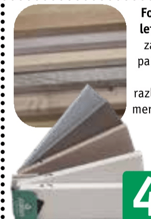 Folirane MDF letve FU062L - Akcija v trgovini Jager