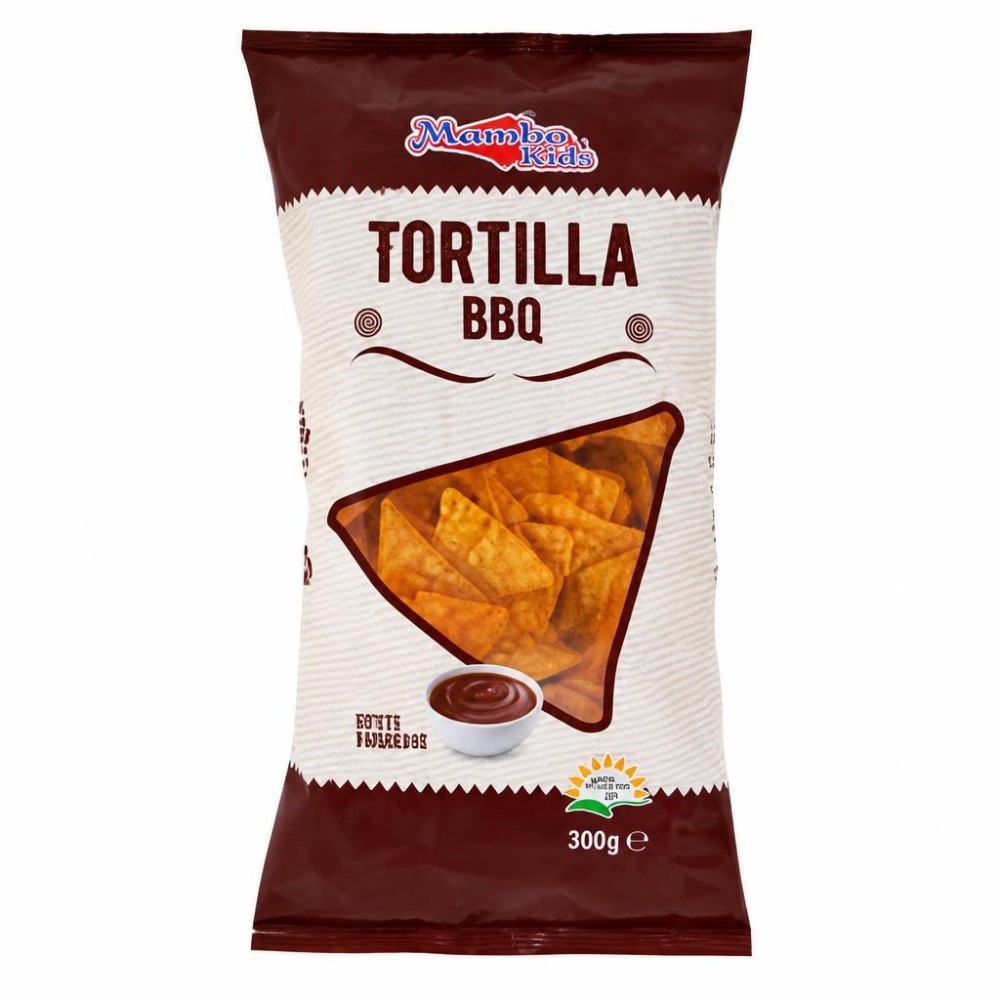 Mambo Kids čips tortilja okus BBQ 300 g Akcija v trgovini Eurospin