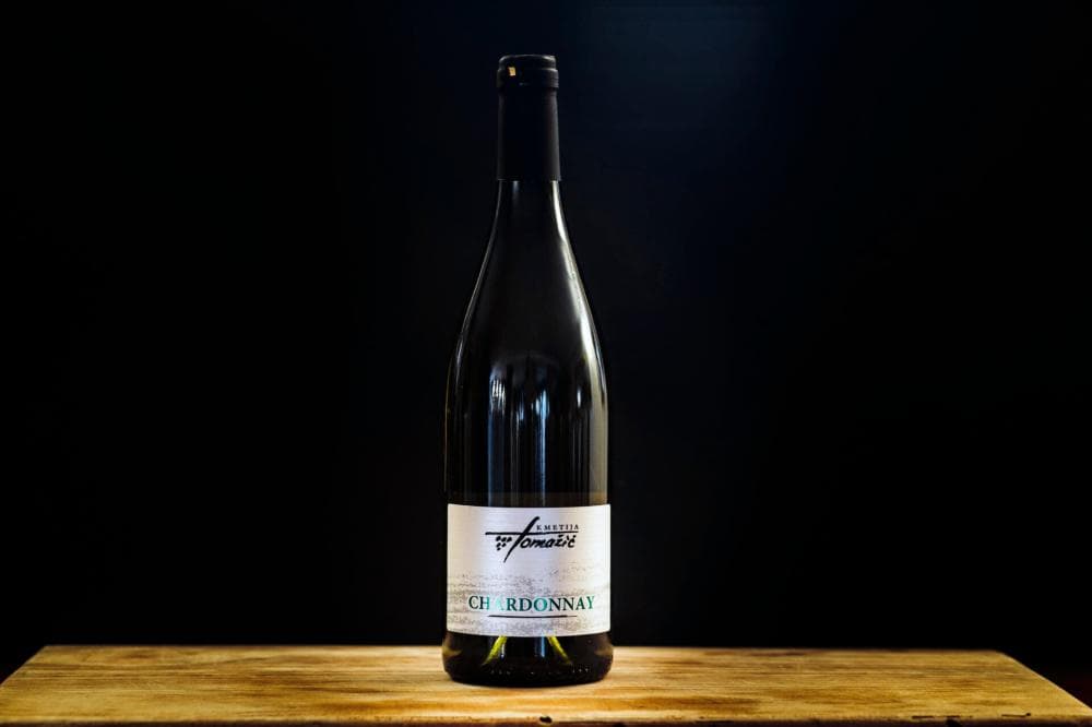 Kakovostno vino ZGP Chardonnay 0,75 l Kmetija Tomažič Akcija v trgovini E.Leclerc