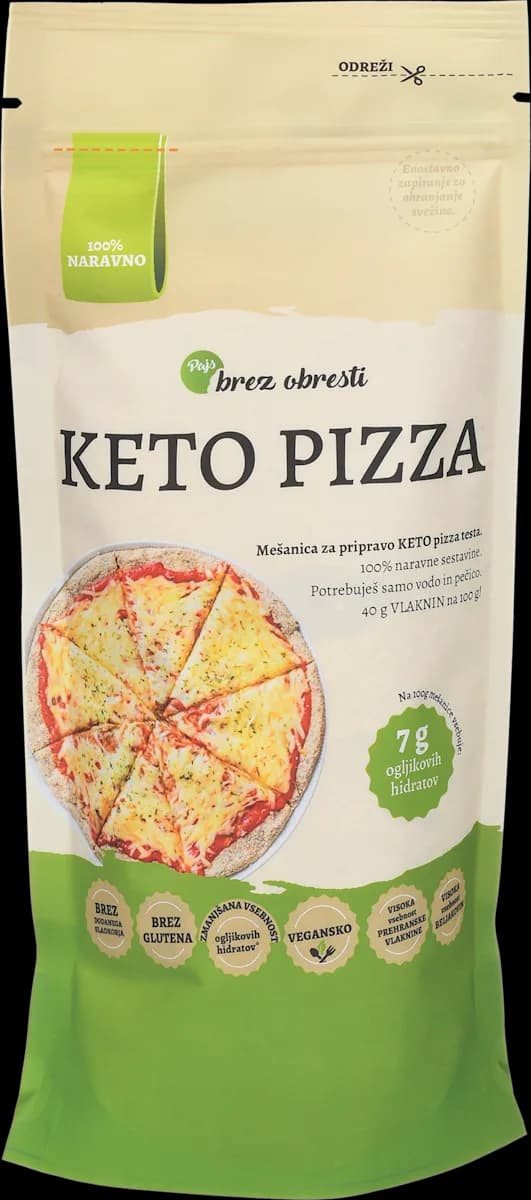 Keto Pizza mešanica za pripravo testa za pico 300 g Akcija v trgovini Dm