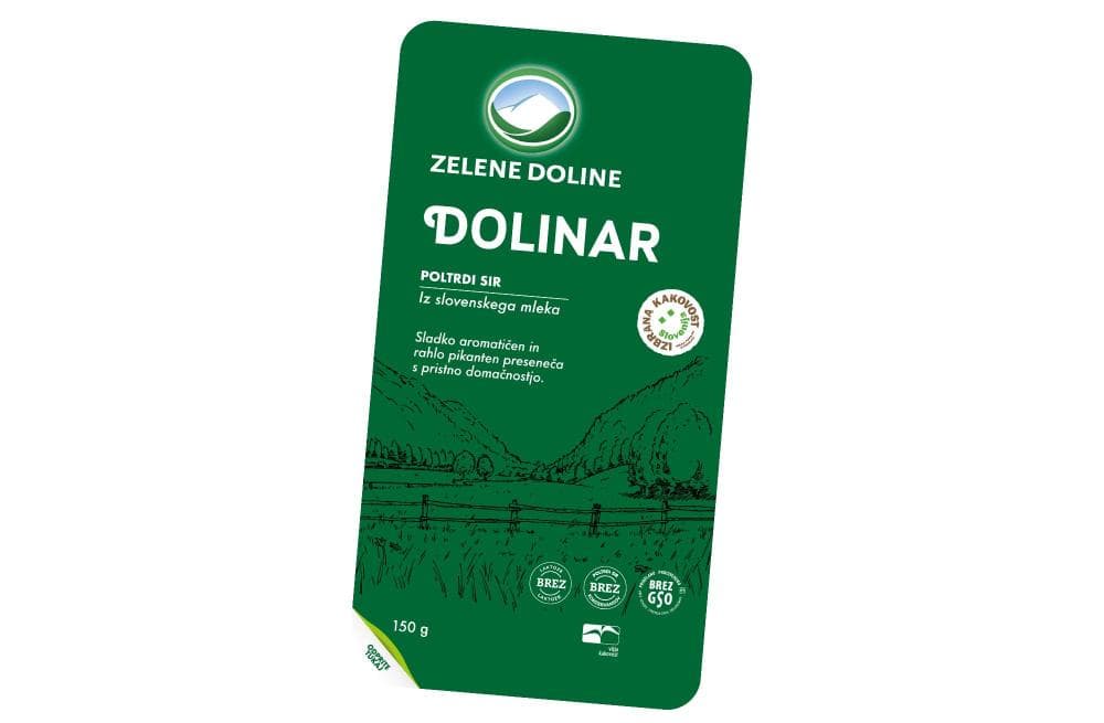 Sir v rezinah 150 g ZELENE DOLINE Akcija v trgovini Spar