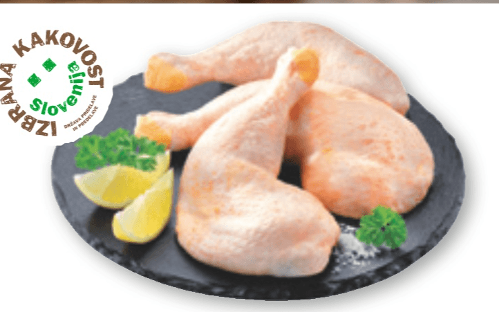Slovenska piščančja bedra IK 1 kg Akcija v trgovini Spar