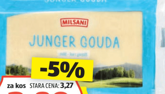 Milsani Sir Gavda 450 g - Akcija v trgovini Hofer