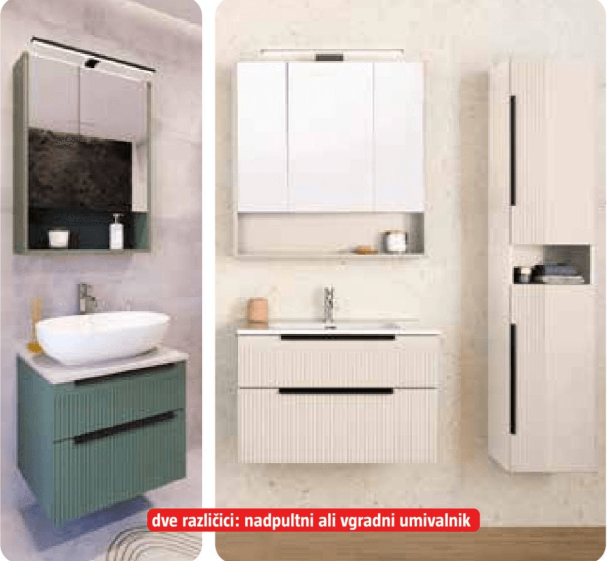 Kopalniško pohištvo 'Miriad' Omarica z ogledalom - Akcija v trgovini Bauhaus