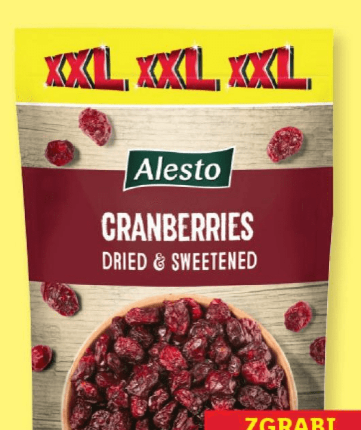 Alesto brusnice XXL 250 g Akcija v trgovini Lidl